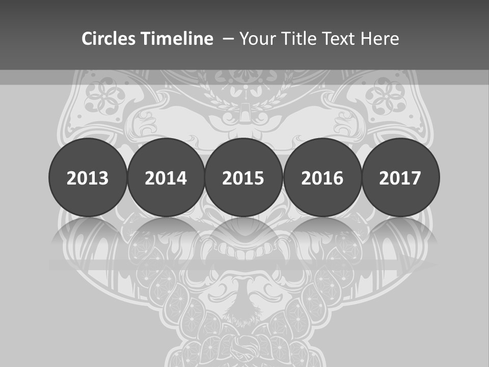 China Head Illustration PowerPoint Template