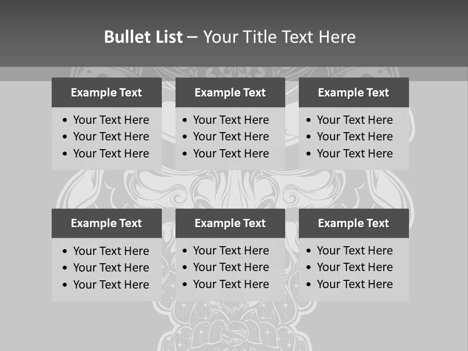 China Head Illustration PowerPoint Template