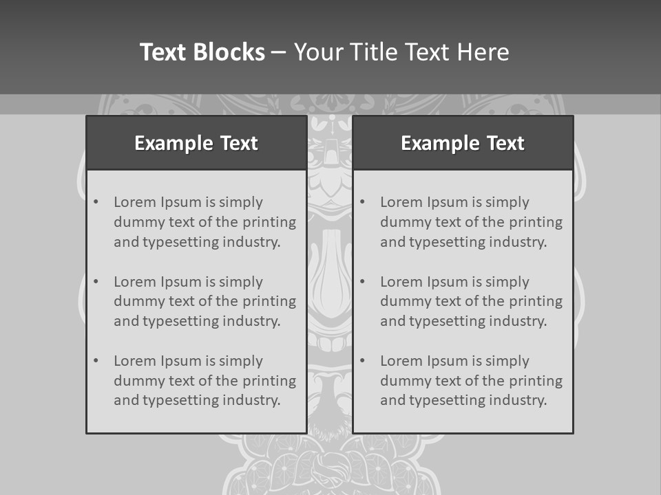China Head Illustration PowerPoint Template