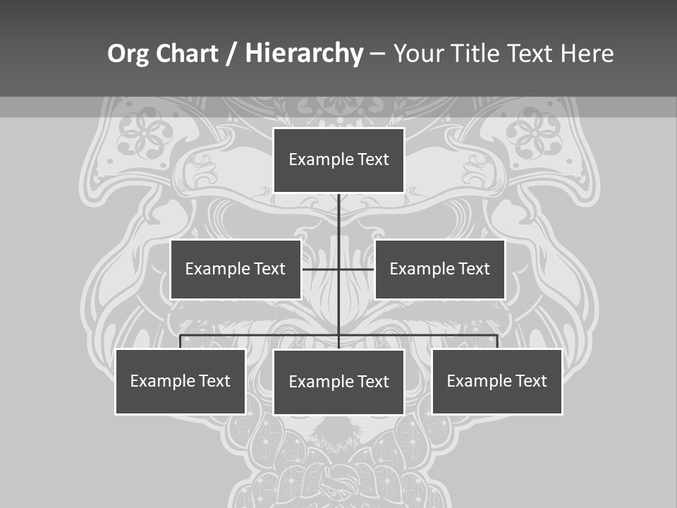 China Head Illustration PowerPoint Template