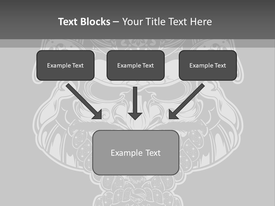 China Head Illustration PowerPoint Template
