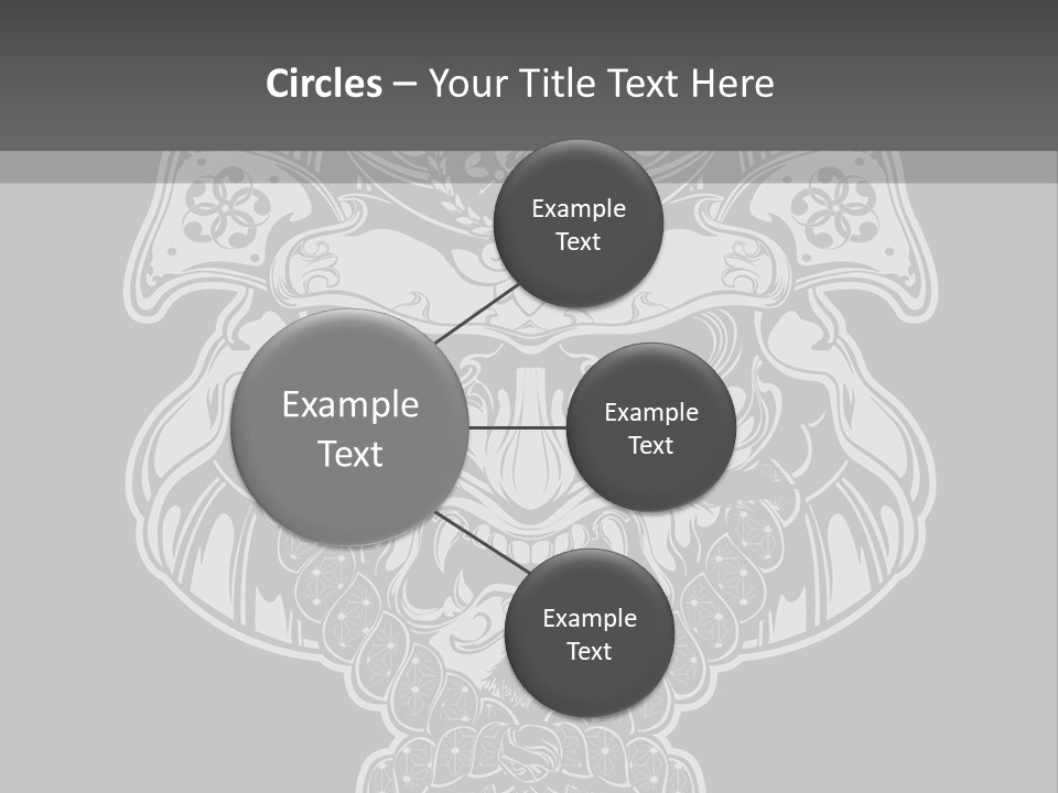 China Head Illustration PowerPoint Template