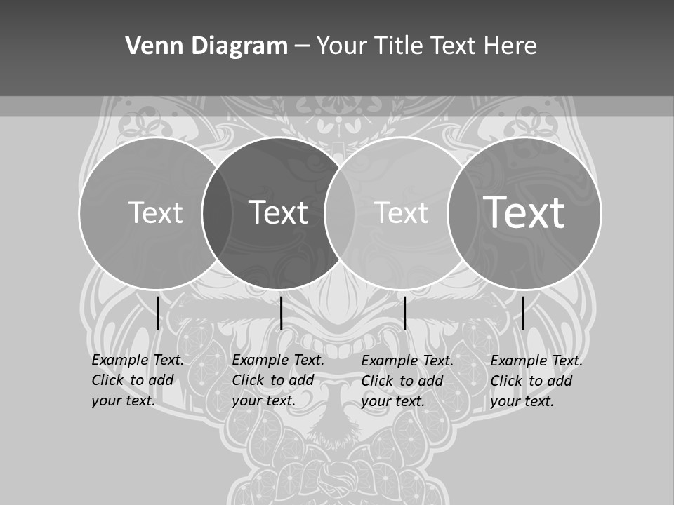 China Head Illustration PowerPoint Template