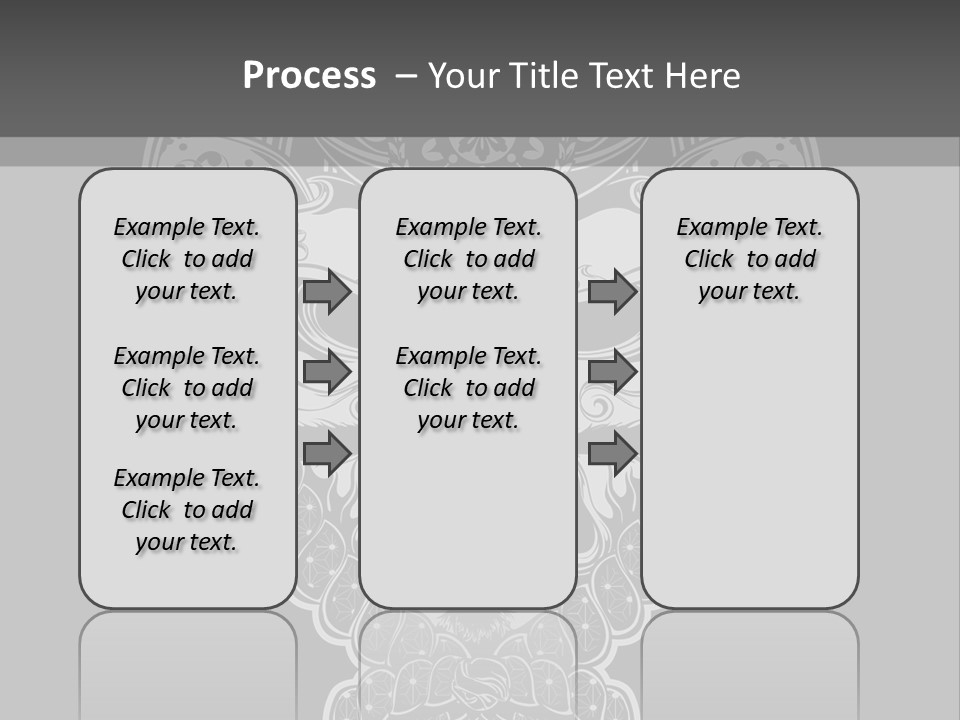 China Head Illustration PowerPoint Template