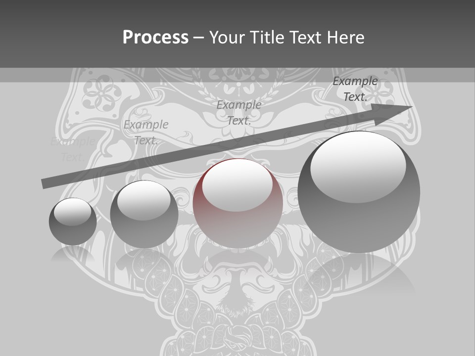 China Head Illustration PowerPoint Template