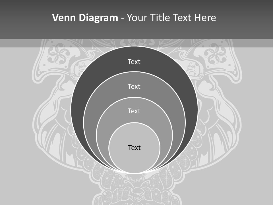 China Head Illustration PowerPoint Template