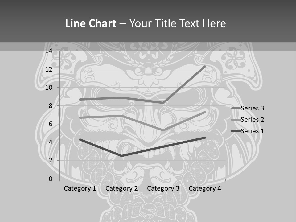 China Head Illustration PowerPoint Template