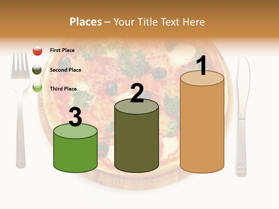 Pizza Section Dinner PowerPoint Template