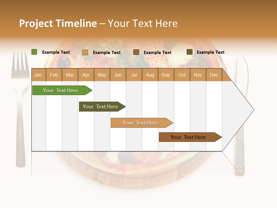 Pizza Section Dinner PowerPoint Template