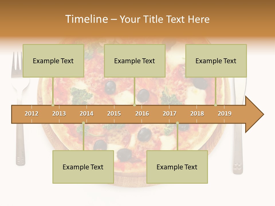 Pizza Section Dinner PowerPoint Template