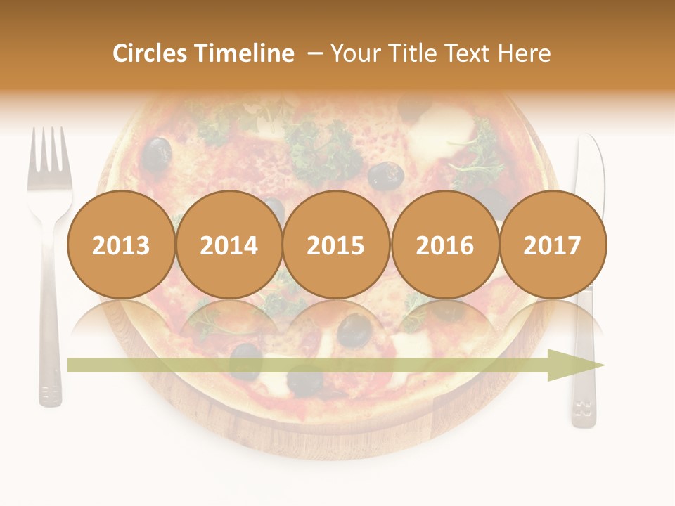 Pizza Section Dinner PowerPoint Template