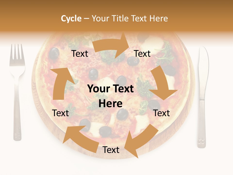 Pizza Section Dinner PowerPoint Template