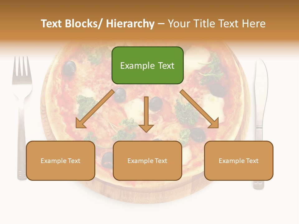 Pizza Section Dinner PowerPoint Template