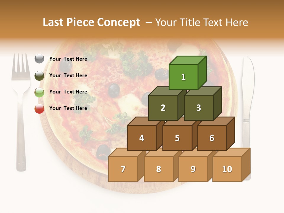 Pizza Section Dinner PowerPoint Template