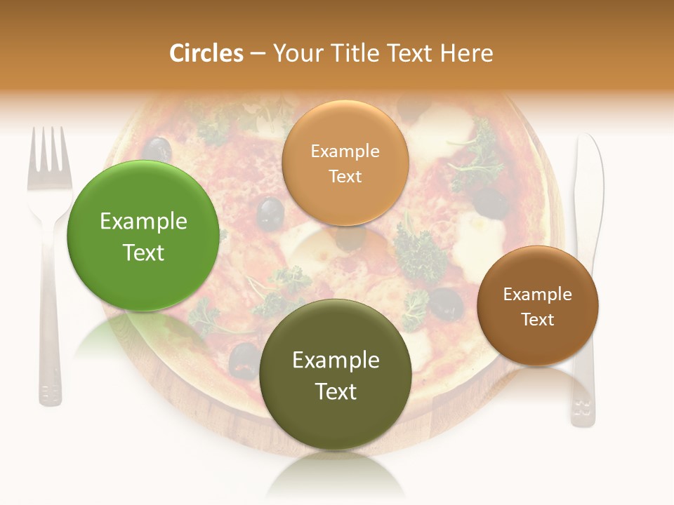 Pizza Section Dinner PowerPoint Template