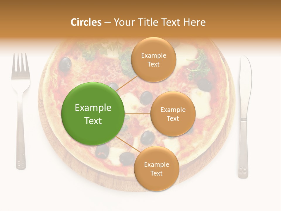 Pizza Section Dinner PowerPoint Template