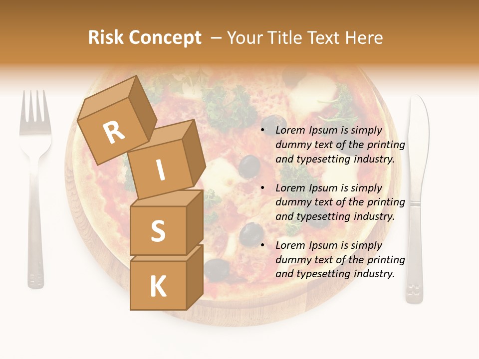 Pizza Section Dinner PowerPoint Template