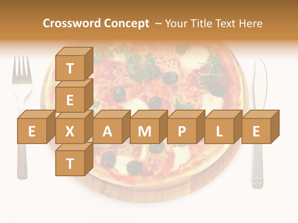 Pizza Section Dinner PowerPoint Template