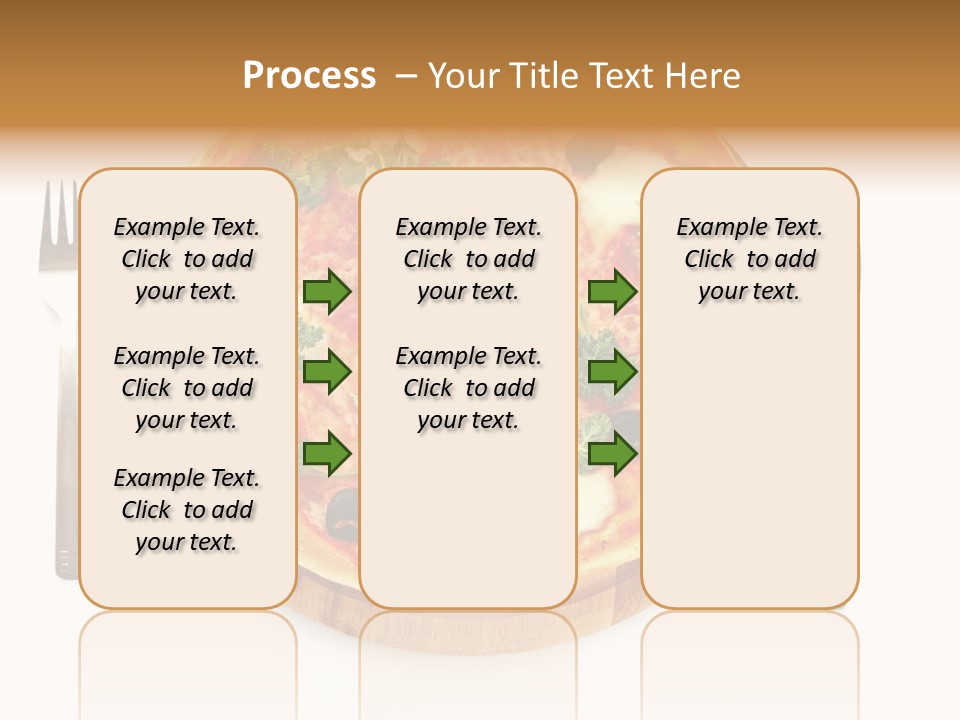 Pizza Section Dinner PowerPoint Template