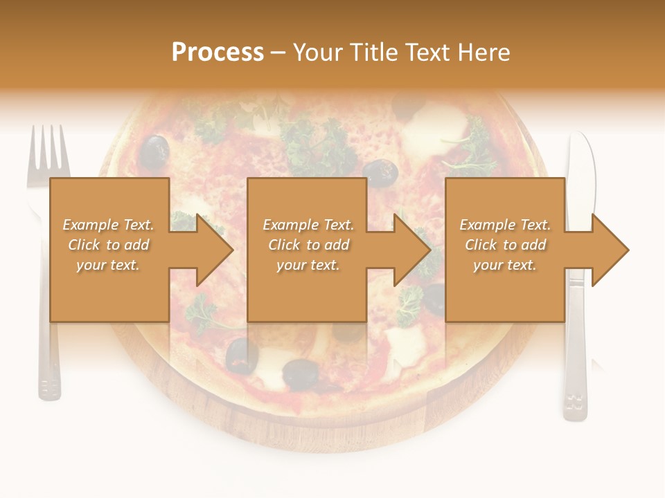 Pizza Section Dinner PowerPoint Template