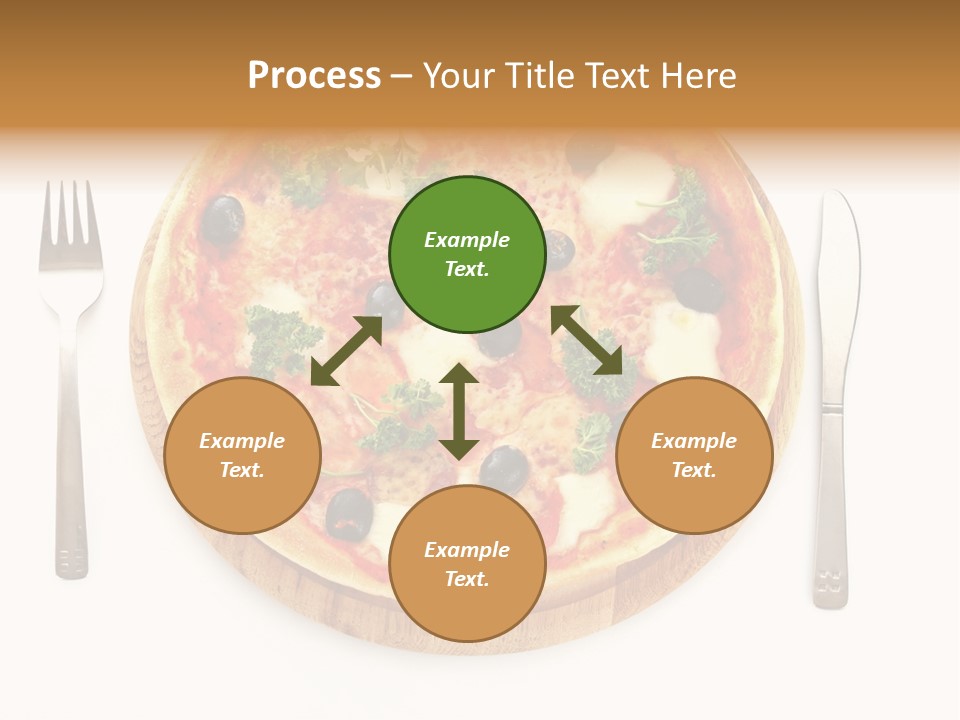Pizza Section Dinner PowerPoint Template