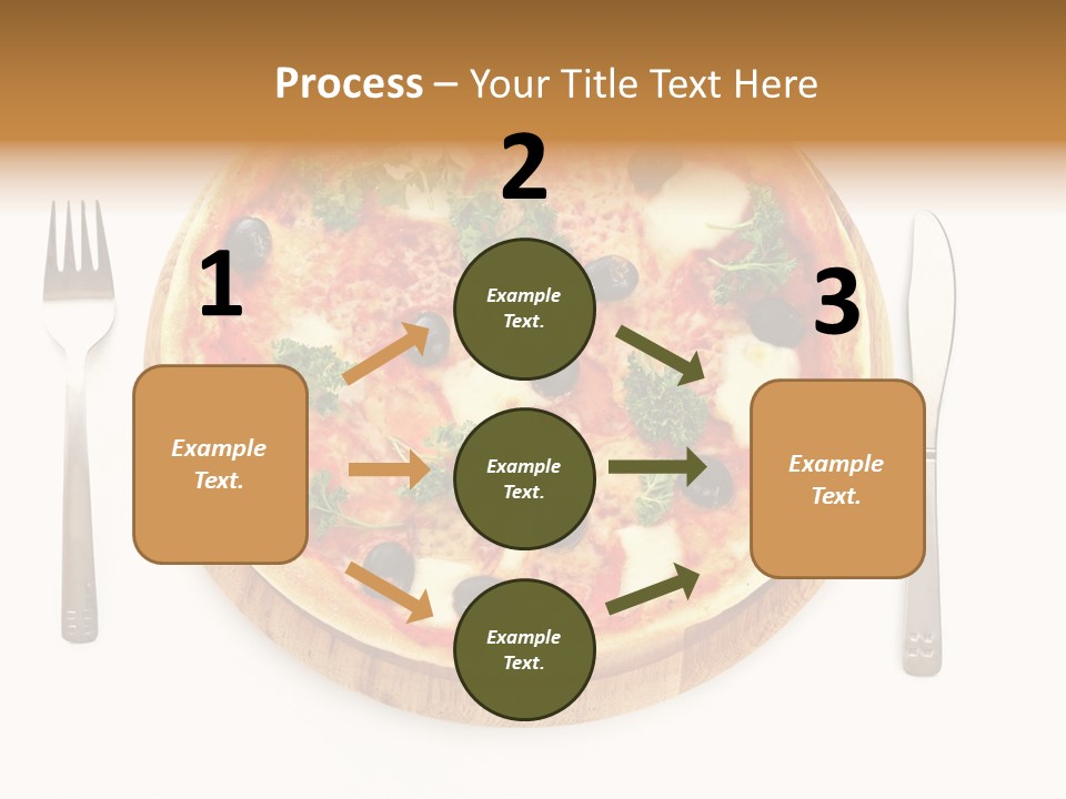 Pizza Section Dinner PowerPoint Template
