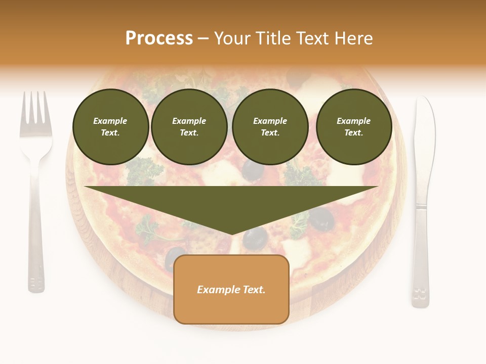 Pizza Section Dinner PowerPoint Template
