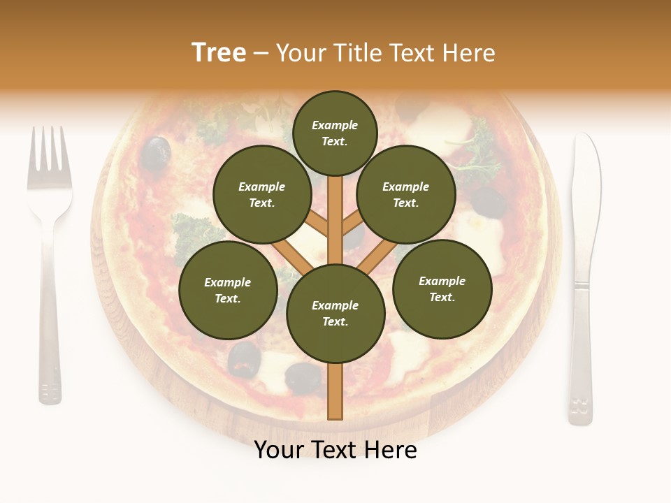Pizza Section Dinner PowerPoint Template