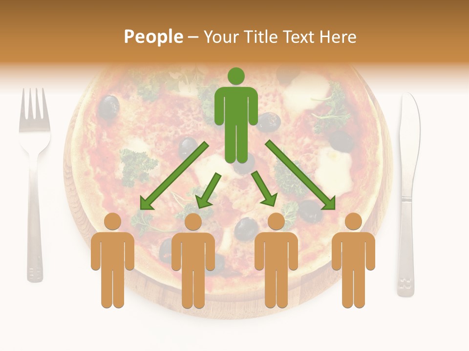 Pizza Section Dinner PowerPoint Template