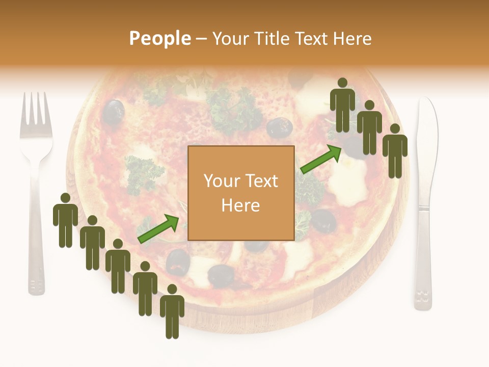 Pizza Section Dinner PowerPoint Template