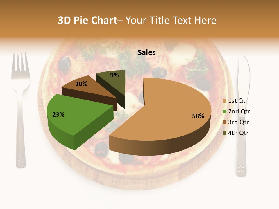 Pizza Section Dinner PowerPoint Template
