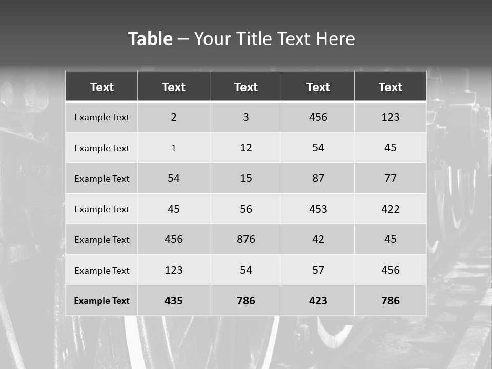 Locomotive Wheel Railway PowerPoint Template