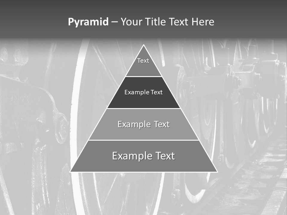 Locomotive Wheel Railway PowerPoint Template
