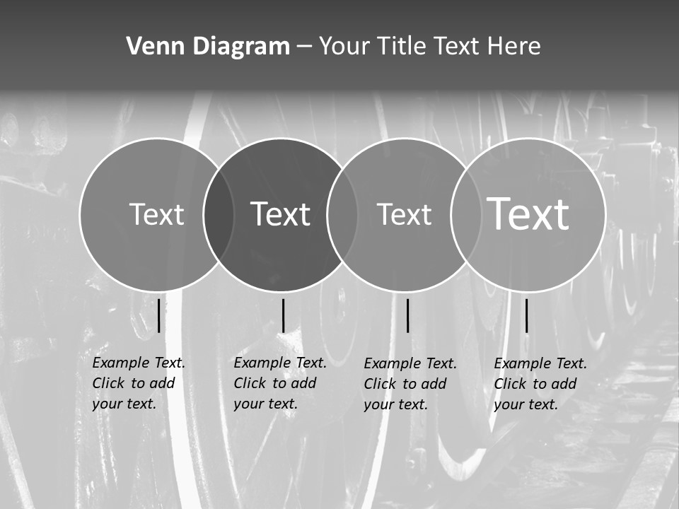 Locomotive Wheel Railway PowerPoint Template