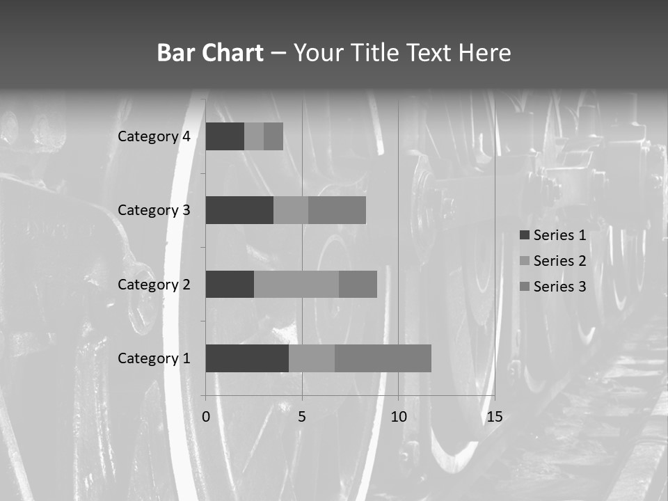 Locomotive Wheel Railway PowerPoint Template