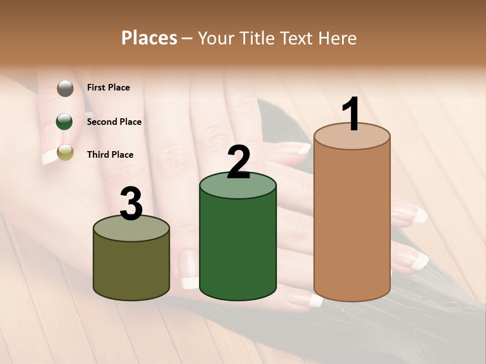 Fingernail Nail Female PowerPoint Template