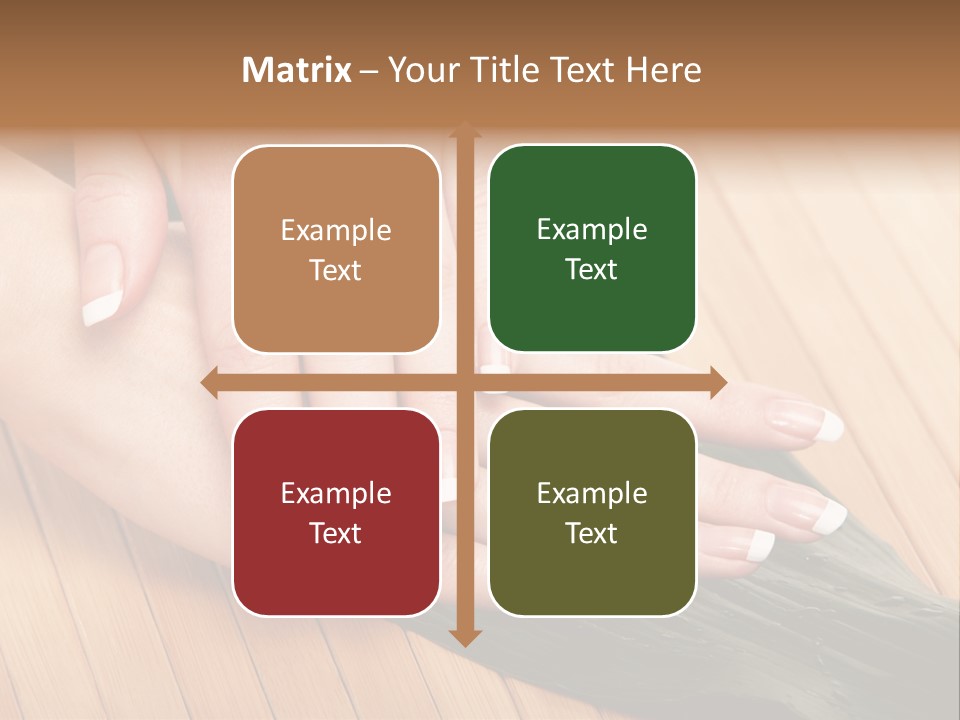 Fingernail Nail Female PowerPoint Template