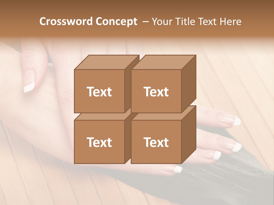 Fingernail Nail Female PowerPoint Template