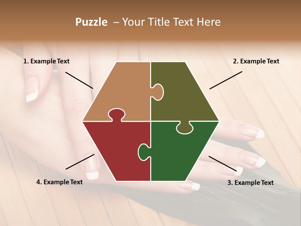 Fingernail Nail Female PowerPoint Template