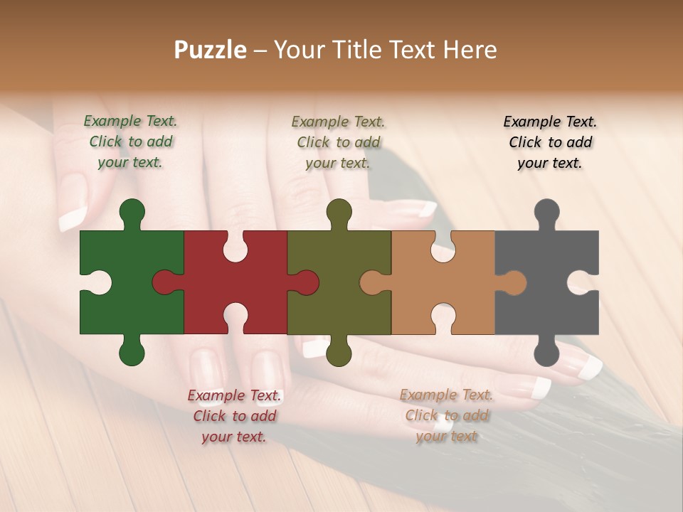 Fingernail Nail Female PowerPoint Template