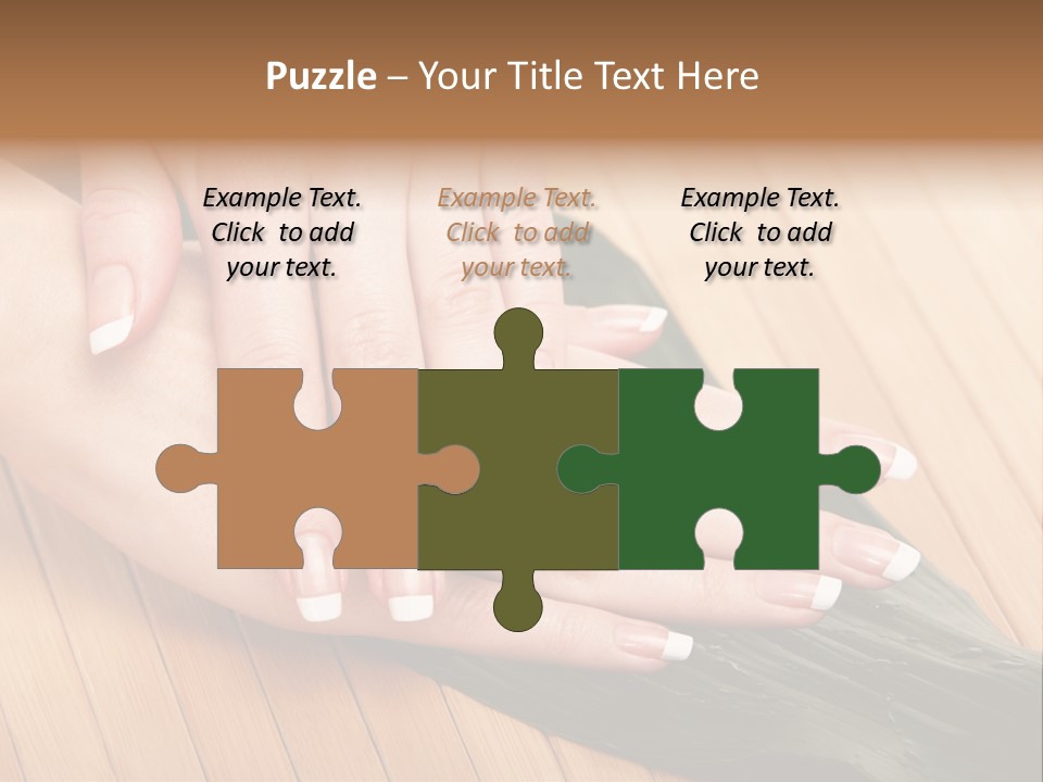 Fingernail Nail Female PowerPoint Template