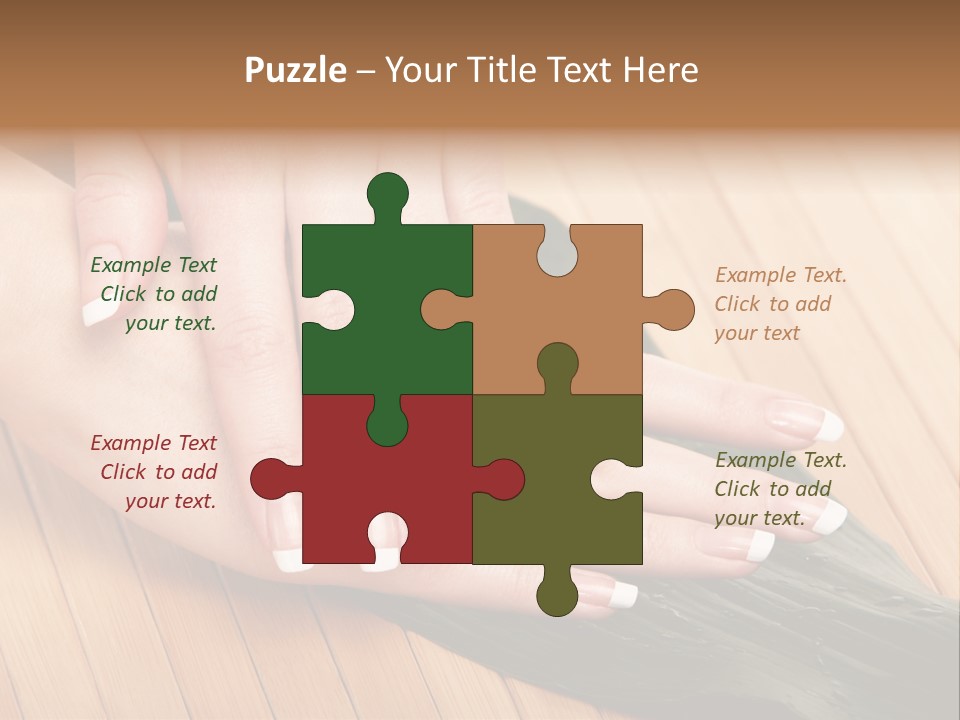 Fingernail Nail Female PowerPoint Template