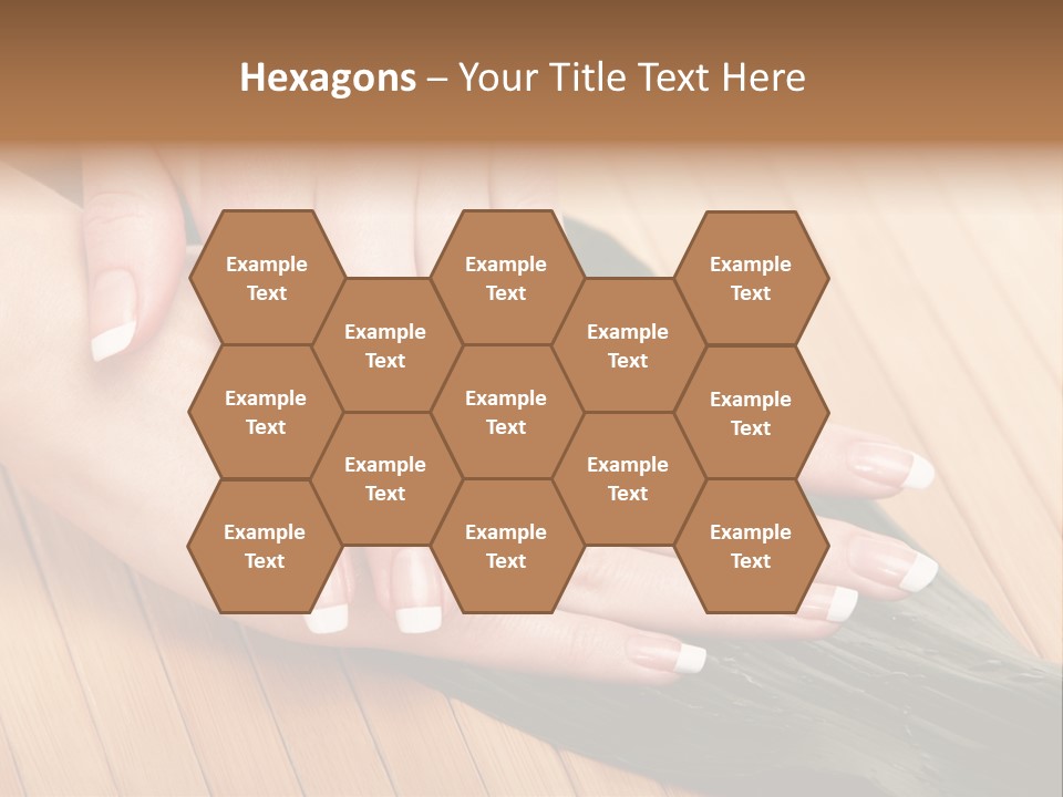 Fingernail Nail Female PowerPoint Template