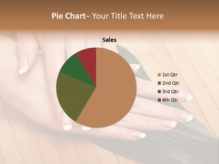 Fingernail Nail Female PowerPoint Template