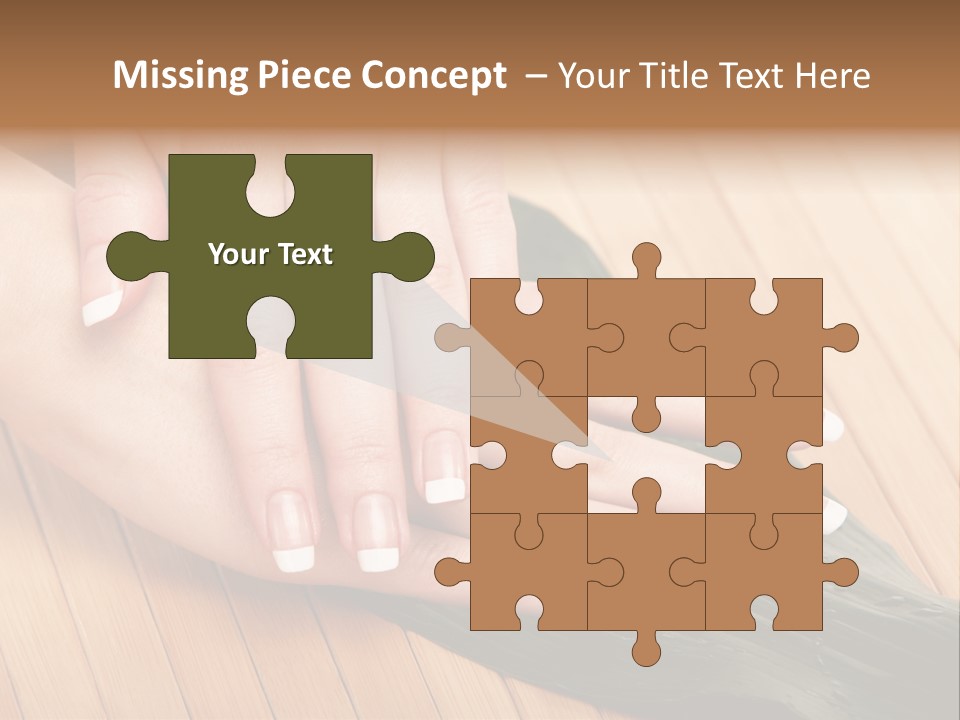 Fingernail Nail Female PowerPoint Template