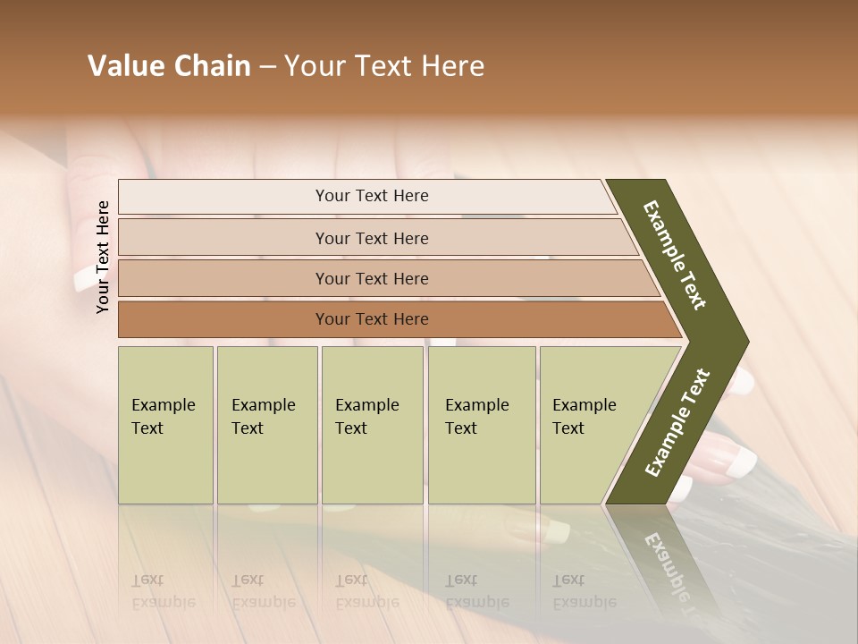 Fingernail Nail Female PowerPoint Template