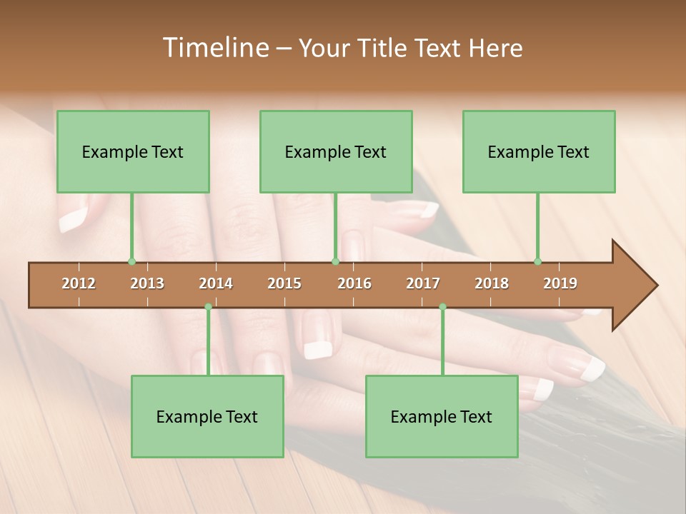 Fingernail Nail Female PowerPoint Template