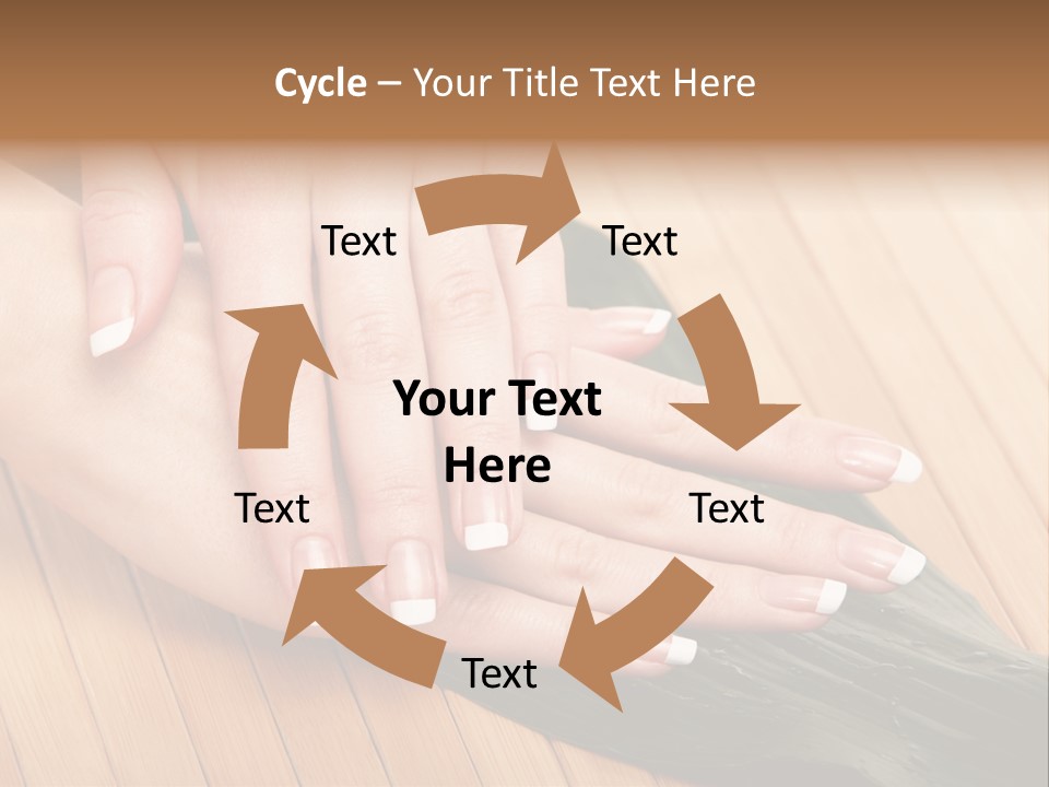 Fingernail Nail Female PowerPoint Template