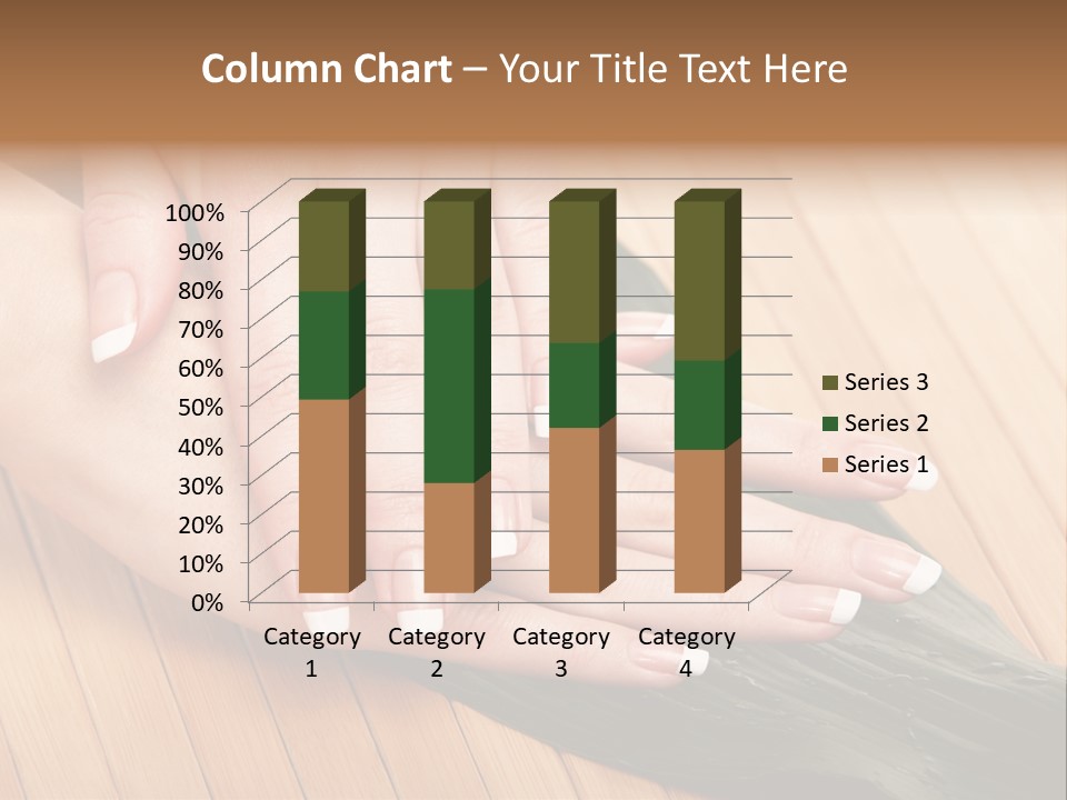 Fingernail Nail Female PowerPoint Template