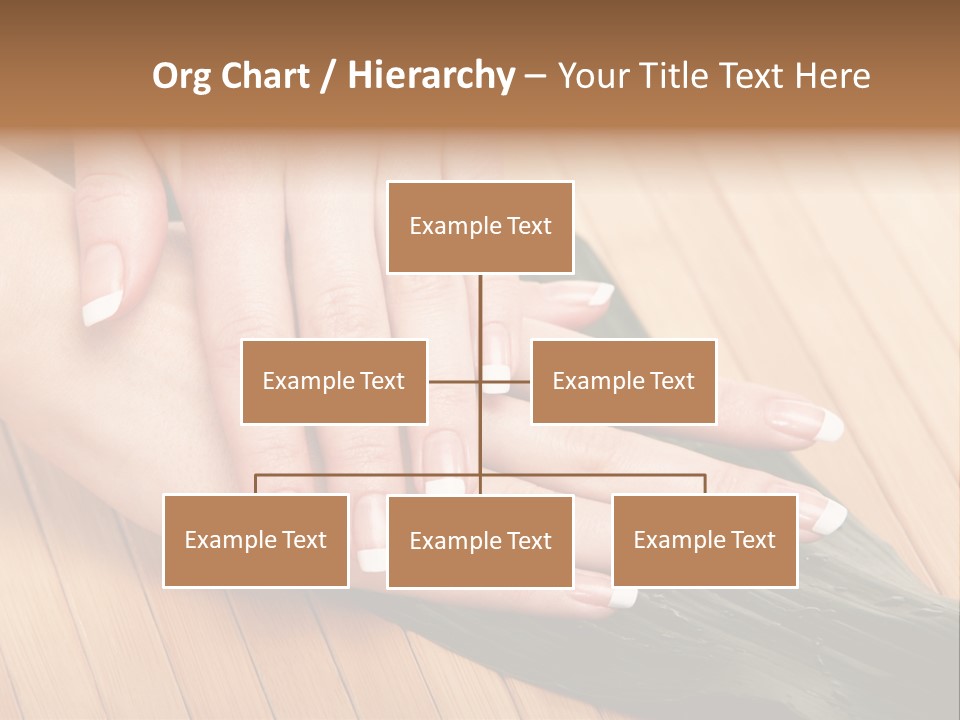 Fingernail Nail Female PowerPoint Template